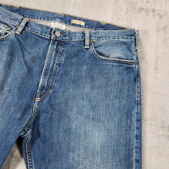 Polo Ralph Lauren Jeans Mens 40x32 Blue Classic 867 Straight Leg Zip Fly Denim - Picture 4 of 15